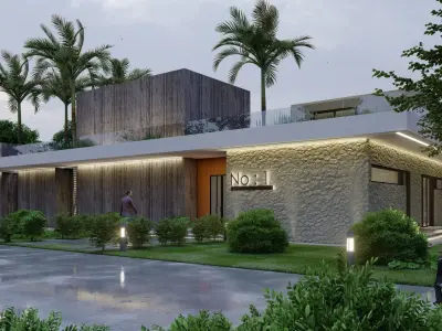 MODERN HOUSE  3D model shop