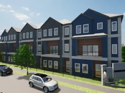 Town House Project  3D model