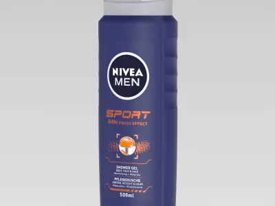 NIVEA MEN Sport 24h 500 ml 3D model