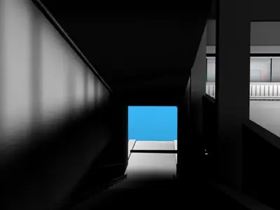 Car parking building 3D model