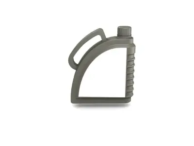Engine oil bottle  3D model