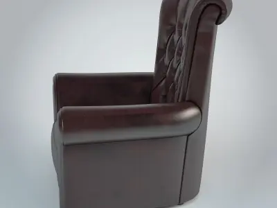 George Smith Library Chair 3D model