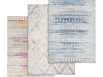 Rug Set 1381 3D model