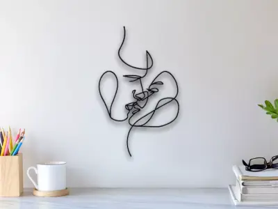You And Me Wall Art 3D print model