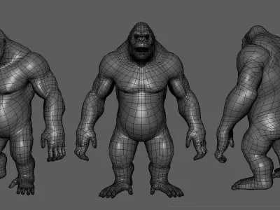 Gorilla 3D model