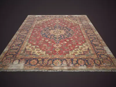 Vintage Rugs Collection Low-poly 3D model