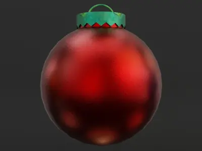 Toys for the New Year Low-poly 3D model