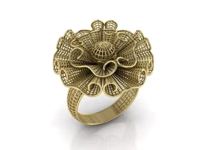 Ultra Vision Ring Jewelry 3D print model 24