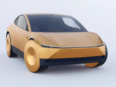 Tesla Robotaxi 3D model