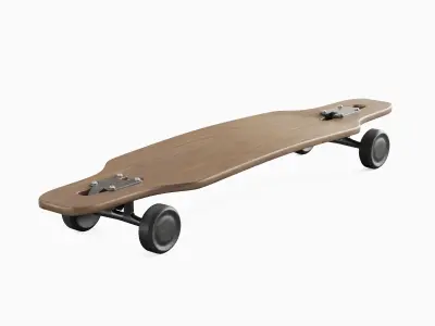 Longboard 02 3D model