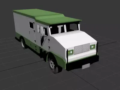 Suv trck Shielded 3D model