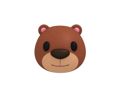 Bear Head 3D model