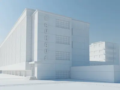 Bauhaus Dessau 3D model