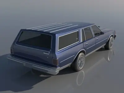 Chevrolet Caprice Wagon 1977  3D print model