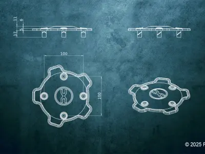 DACIA Radabdeckung 3D print model