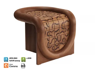 Moruna Side Table by Don Tanani 3D model