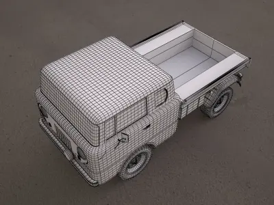 jeep fc 150 classic vehicle 3D model