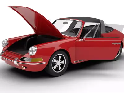 Porsche 911 Targa 1967 HQ 3d model  3D model