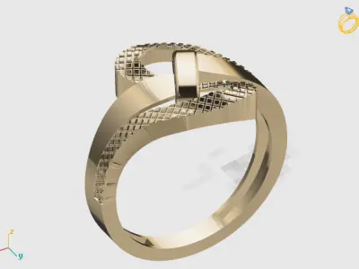 Women Plain Ring STL Models Womens Ring 3dmodels 3D print model 3D print model 47