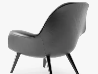 Fredericia Swoon armchair  3D model