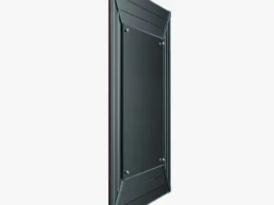 Art Deco Wall Mirror 3D model