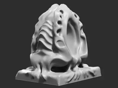 Modern Abstract Decorative sculpture 3d print model 62 3D print model