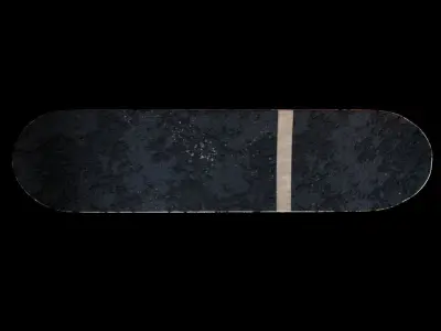 Skateboard Low-poly 3D model