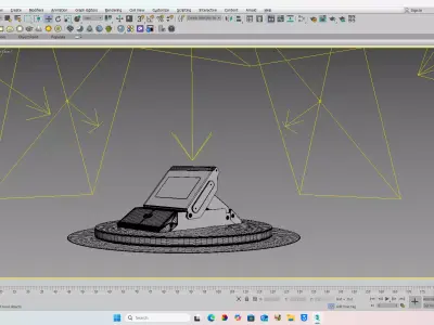 PARK LOCK Low-poly 3D model