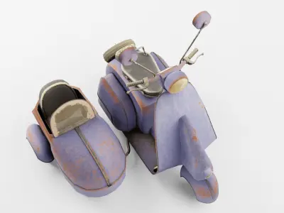OLD SCOOTER 3D model