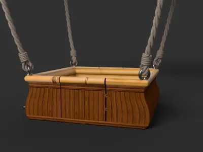 Hot Air Balloon 3D model 26