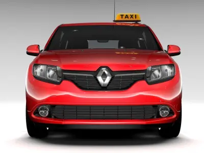 Renault Logan MCV Taxi 2016 3D model