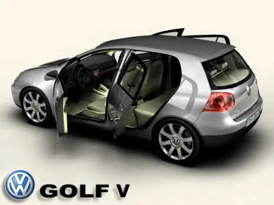 VW Golf V 3D model