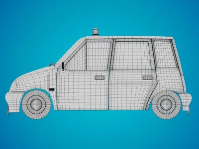 TICO CAR CARTOON  3D model