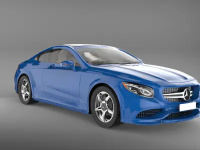mercedes-benz s63 Low-poly 3D model