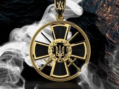 Ukranian Army Emblems 3D print model