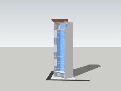 Urban Highrise 2 3D model