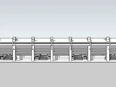 FOOTBALL STADIUM 2 3D model