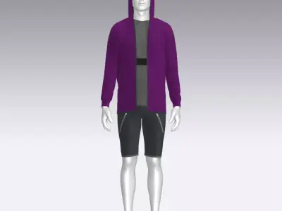 Sport Suit Low-poly 3D model