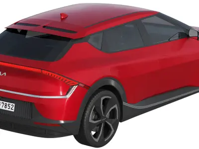 Kia EV6 AIR 2022 3D model
