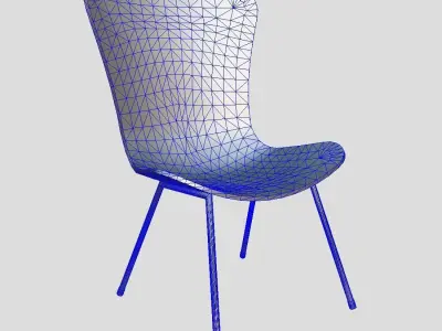 Chair 5 Low-poly 3D model