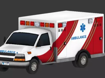 Low Poly Vehicle Pack for Game Low-poly 3D model