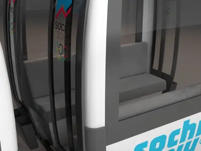 Sochi Cableway Car 3D model