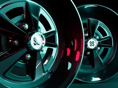 Muscle Wheel SS 3D model