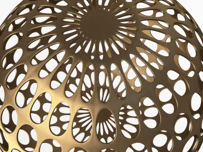 Sphere Ball 001 Low-poly 3D model