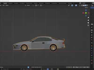 e31 widebody 3D model