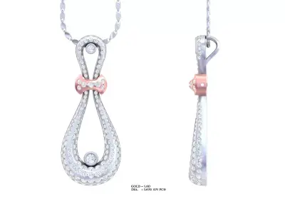 Luxury earrings for 3D printing 3D print model 4