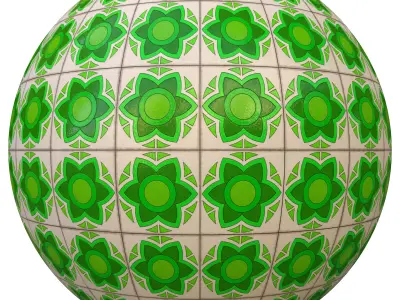 tile patterned 121-seamless-4k-pbr  Texture