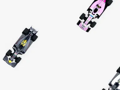 Formula 1 2018 cars Pack 2 3D model