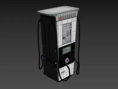 ABB Terra 360 Hypercharger EV Charging Station 3D model