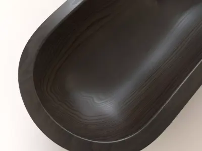 Wooden Bowl Free 3D model